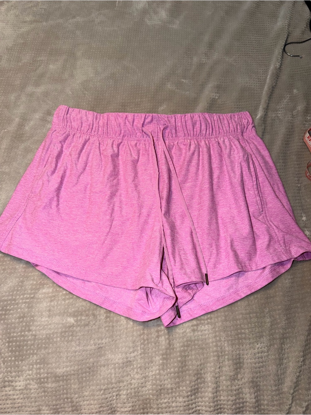 Women's Athletic Works Pink Drawstring Lounge Shorts Large